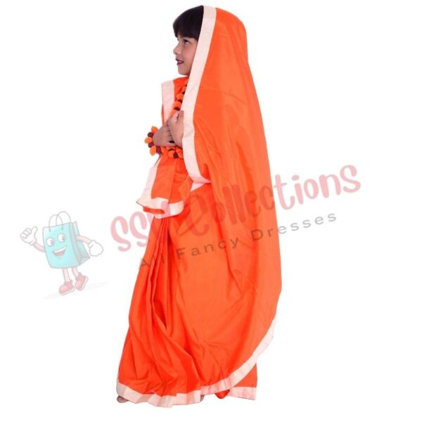 Vanvasi Sita ji / Meera ji saree with border - Image 2