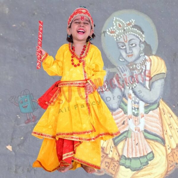 Angrakha Krishna Dress