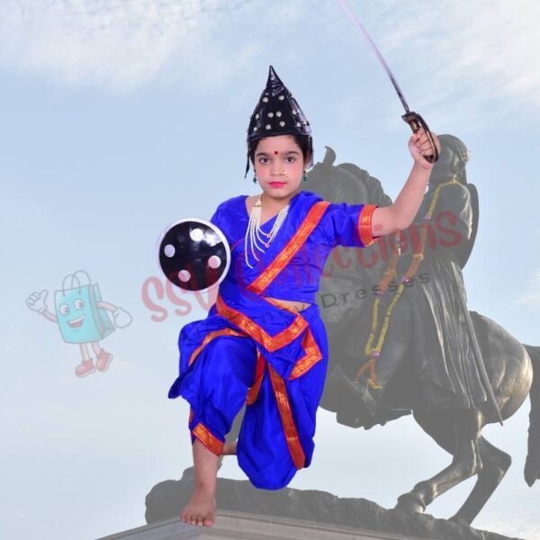 Marathi Saree / Jhansi Ki Rani - Image 2