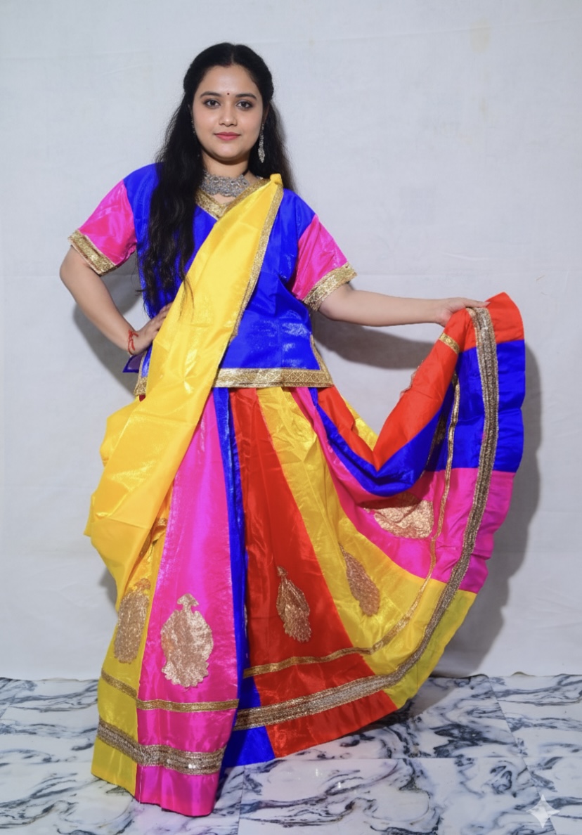 Multi Buta Lehenga - Image 2
