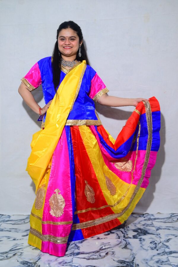 Multi Buta Lehenga