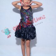 Western Multi Sequence Dress (For Girl)