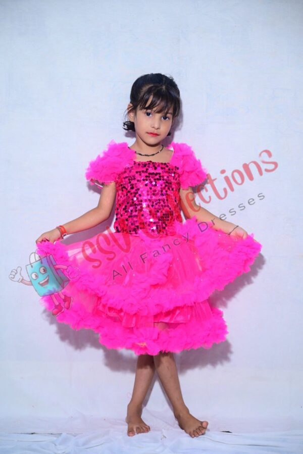 Pink Western Dress (For Girl)