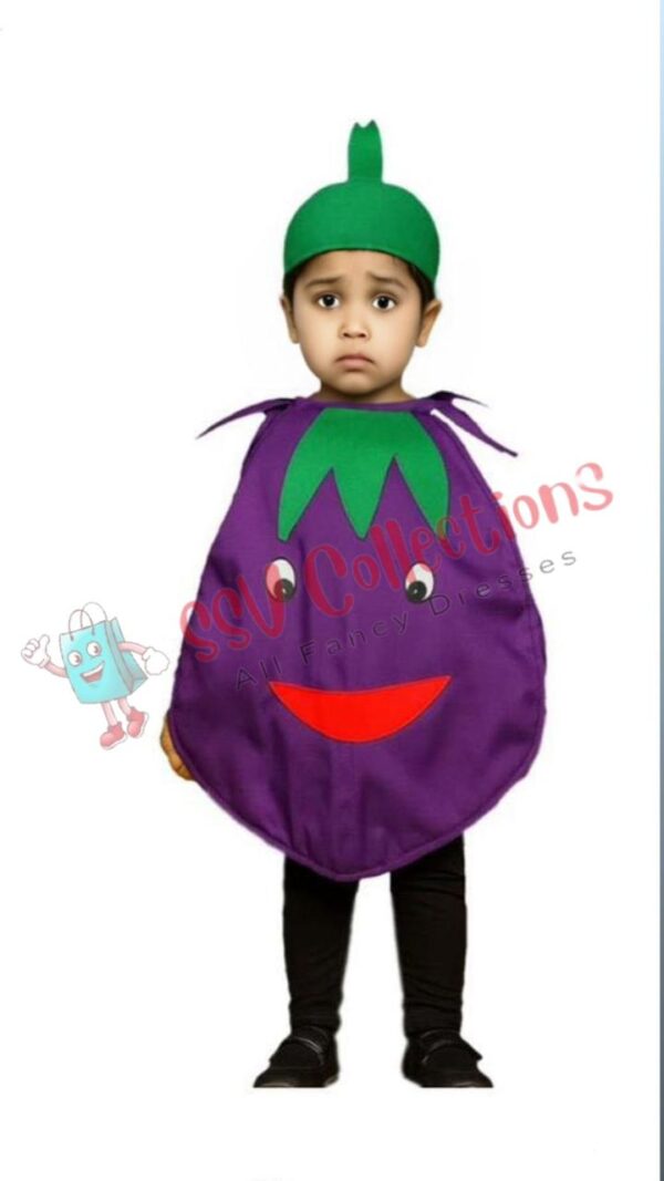 Brinjal Cutout For Kids